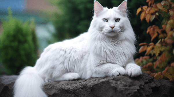 white maine coon